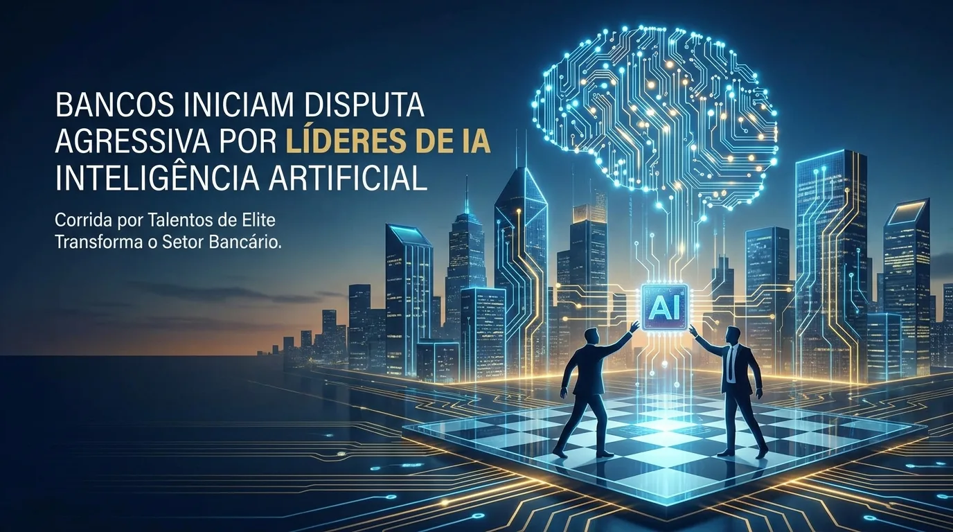 Inteligência Artificial no Setor Financeiro: Grandes Bancos Iniciam Disputa Agressiva por Líderes
