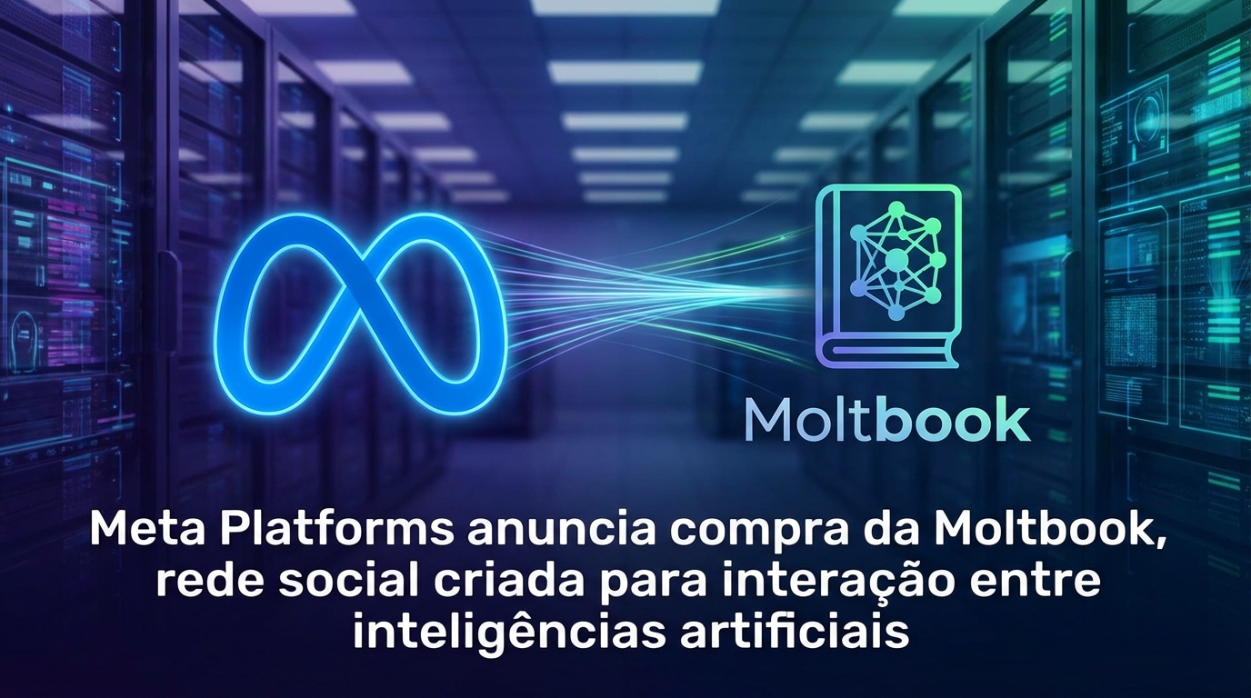 Meta Platforms anuncia compra da Moltbook, rede social criada para interação entre inteligências artificiais