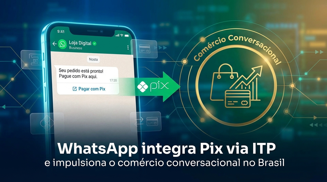 WhatsApp integra Pix via ITP e impulsiona o comércio conversacional no Brasil