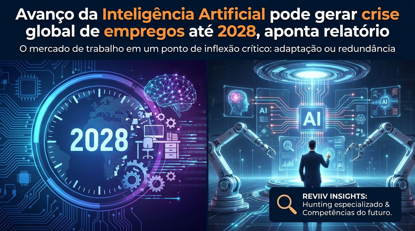 Avanço da Inteligência Artificial pode gerar crise global de empregos até 2028, aponta relatório