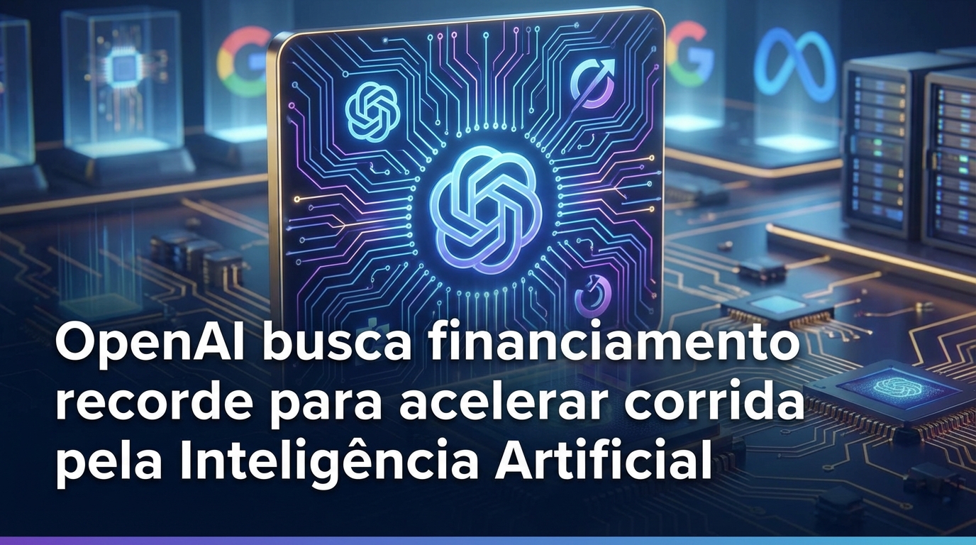 OpenAI busca financiamento recorde para acelerar corrida pela Inteligência Artificial