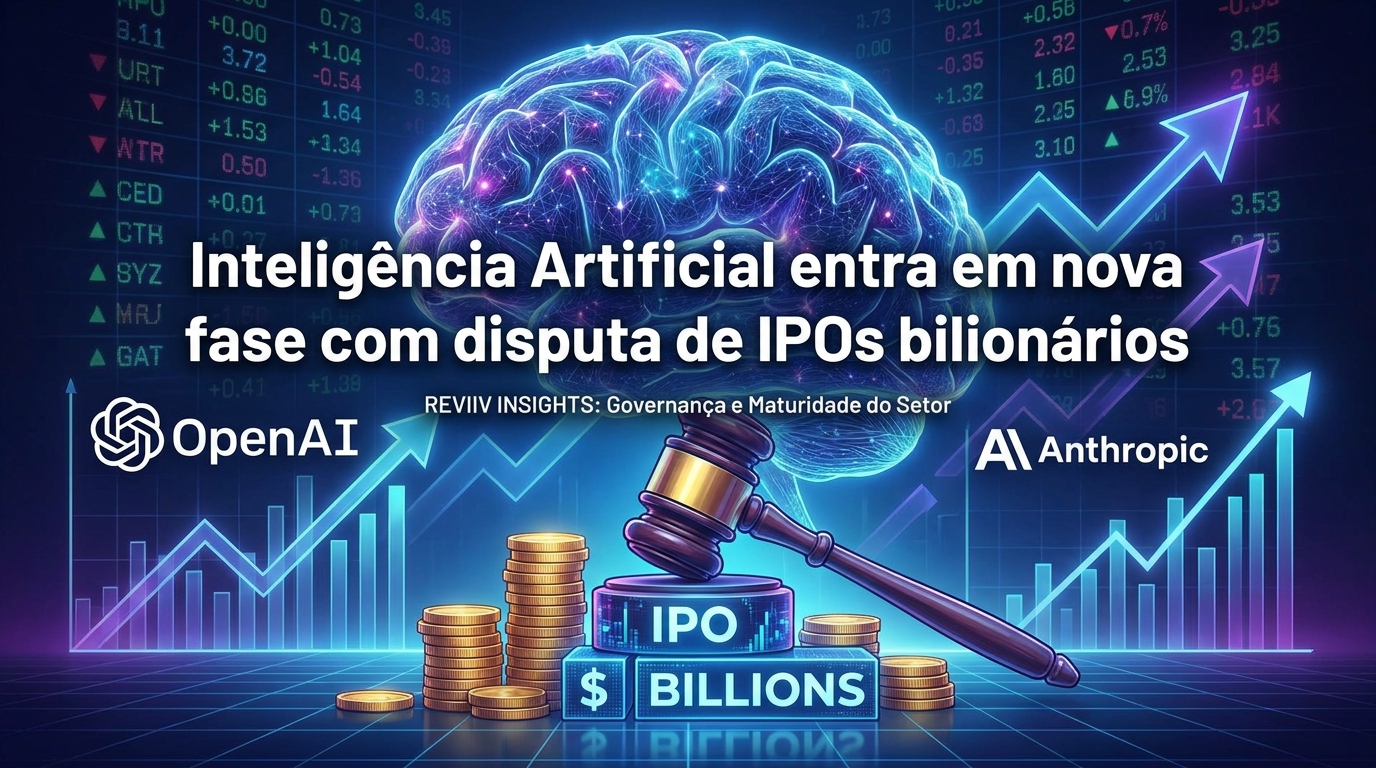 Inteligência Artificial entra em nova fase com disputa de IPOs bilionários