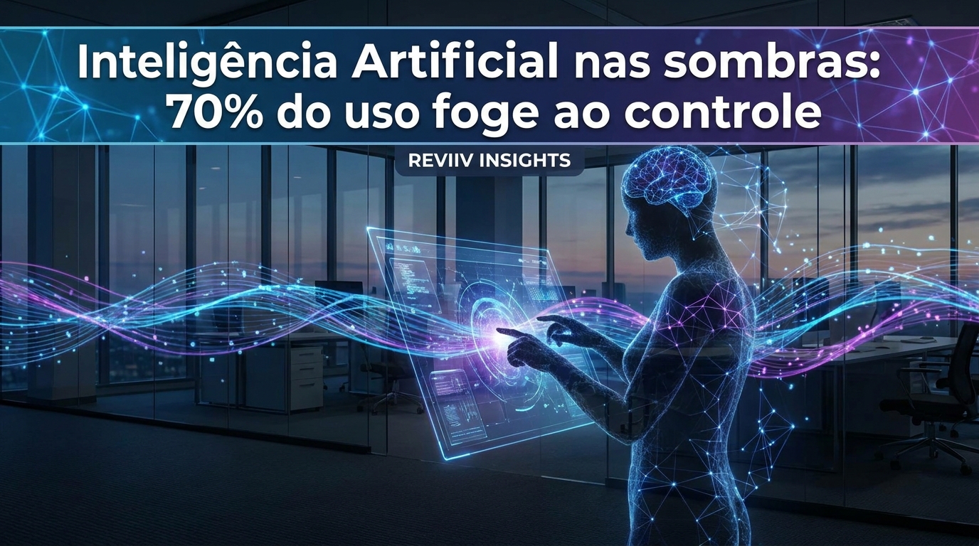Inteligência Artificial nas sombras: 70% do uso foge ao controle
