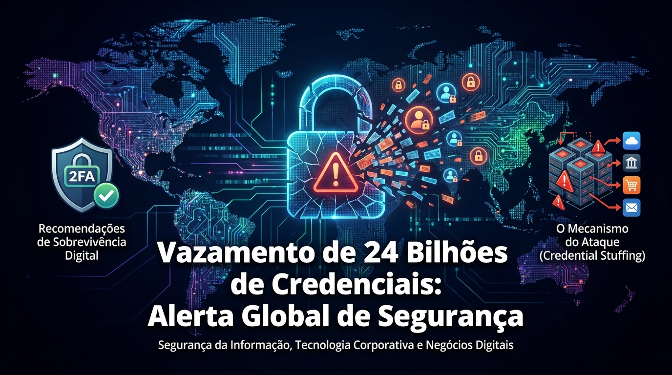 Vazamento de 24 Bilhões de Credenciais: Alerta Global de Segurança da Informação