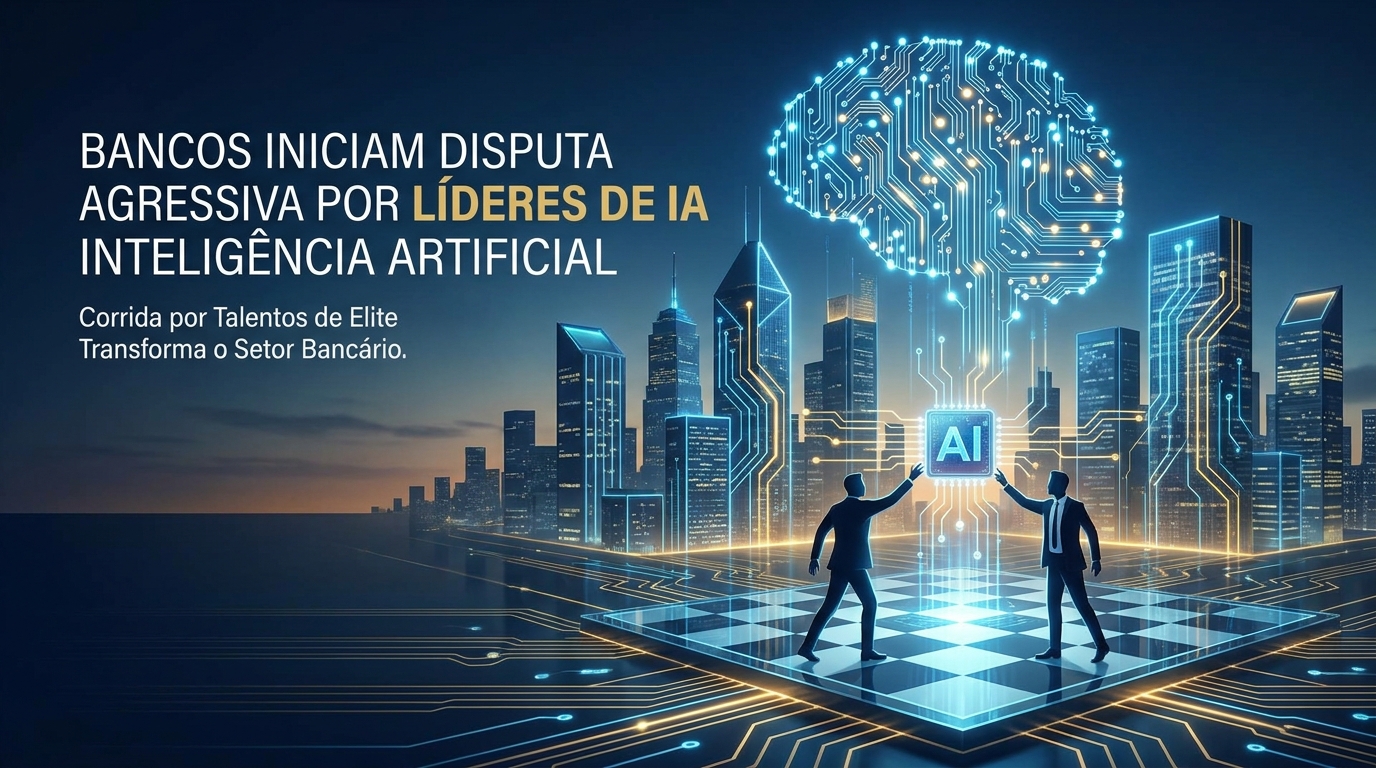 Inteligência Artificial no Setor Financeiro: Grandes Bancos Iniciam Disputa Agressiva por Líderes
