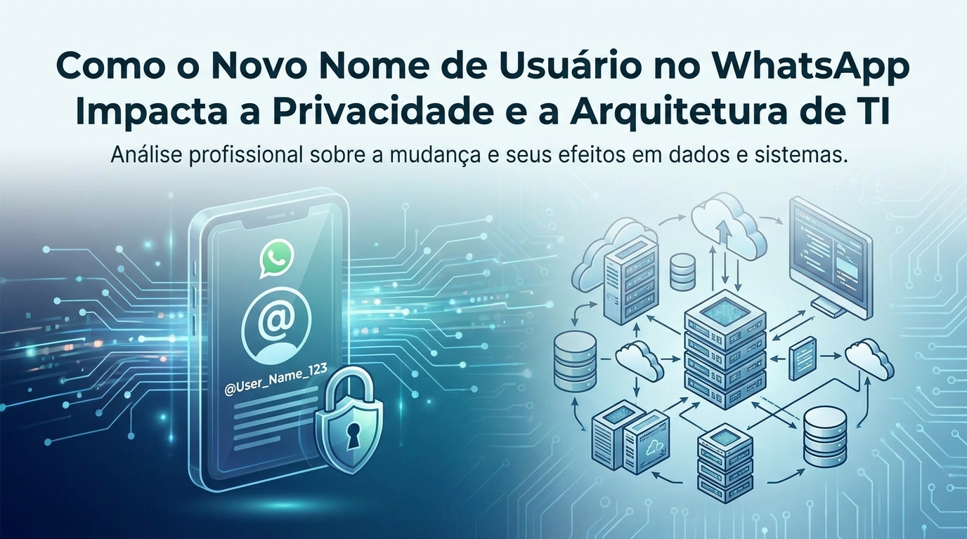 Como o Novo Nome de Usuário no WhatsApp Impacta a Privacidade e a Arquitetura de TI