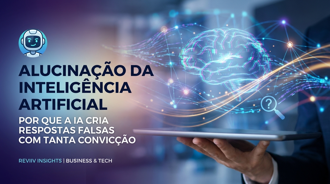 Alucinação da Inteligência Artificial: por que a IA cria respostas falsas com tanta convicção