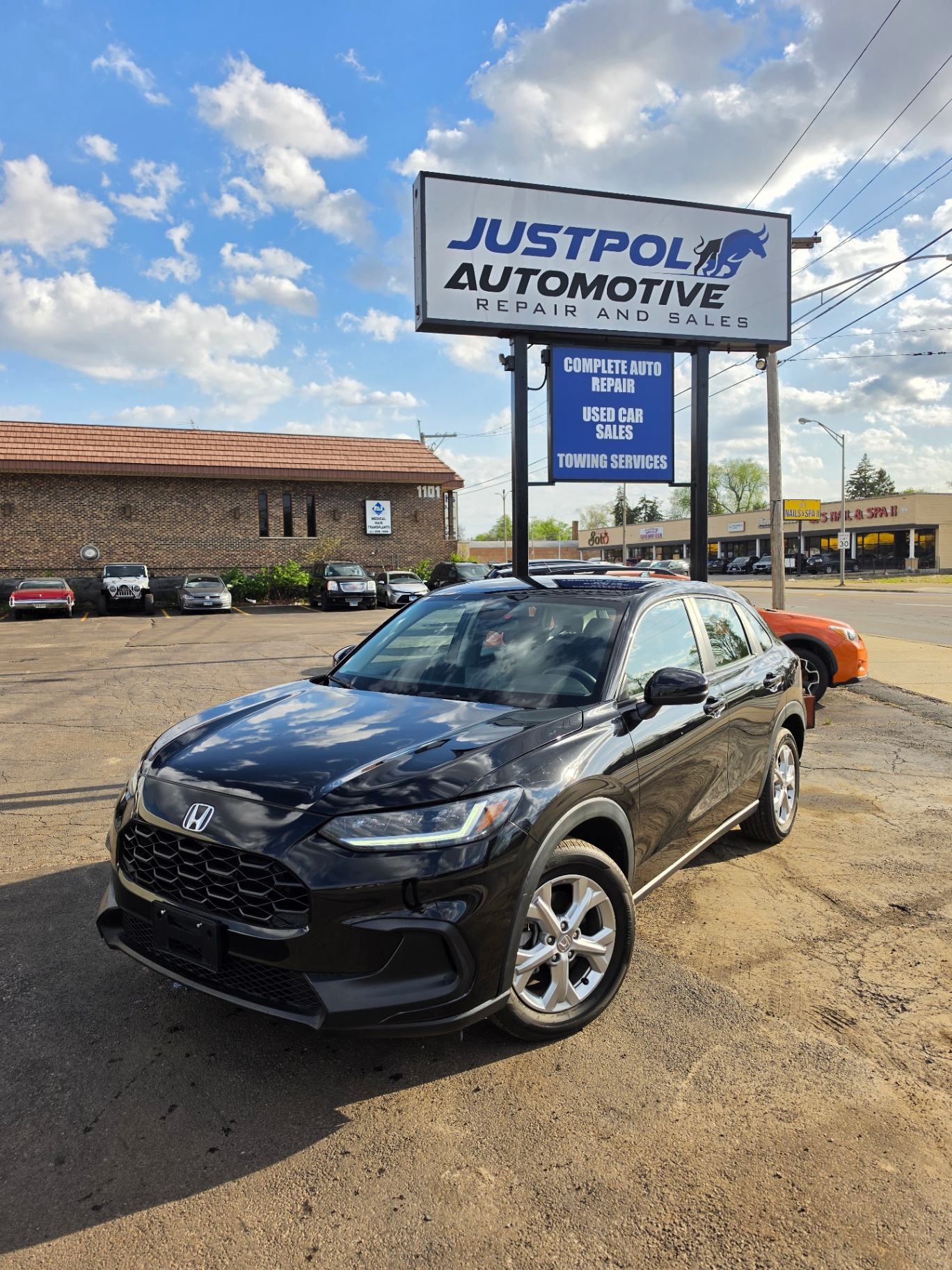 2023 Honda HR-V LX — rebuilt & branded title