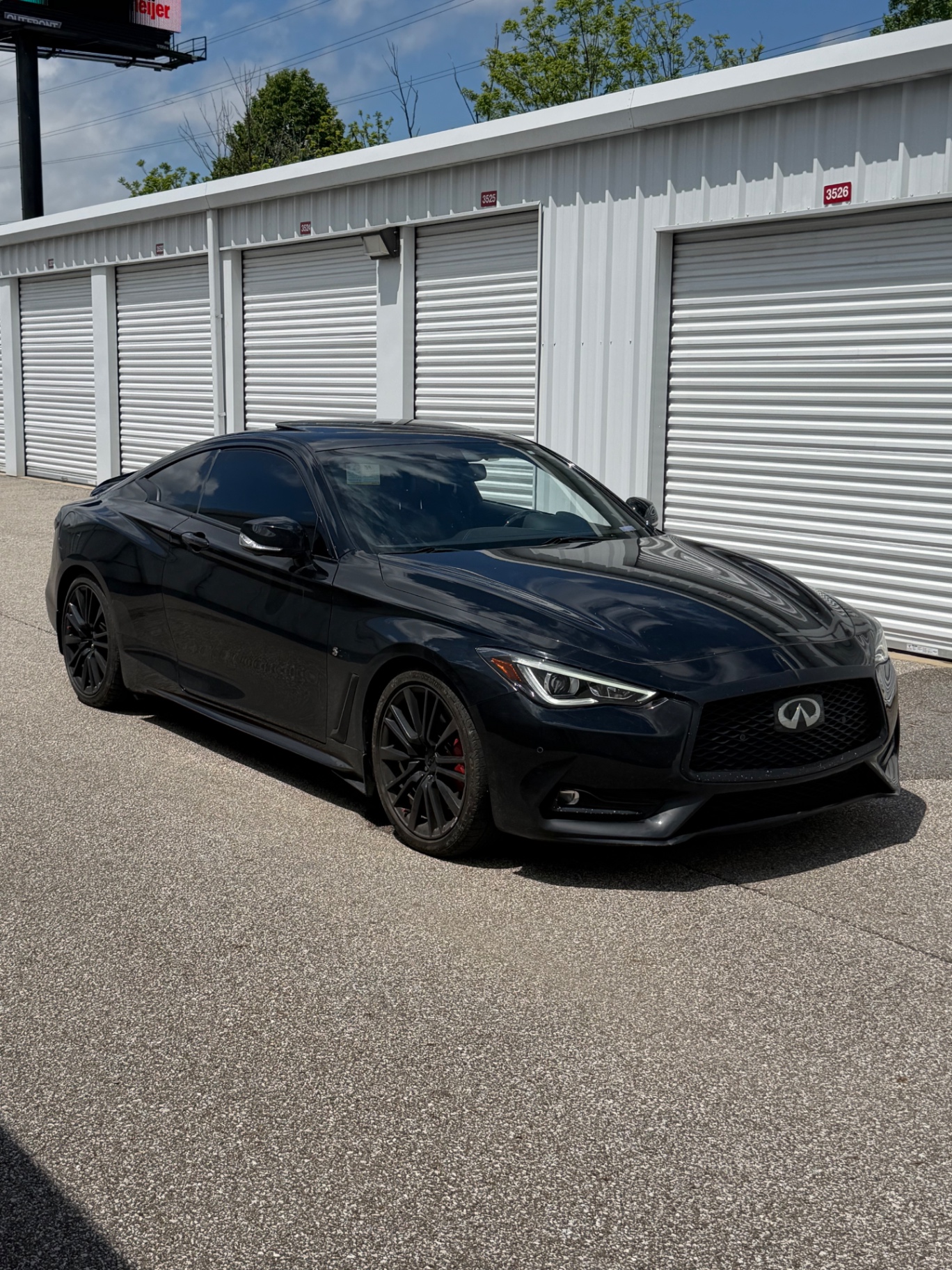 2017 Infiniti Q60 Red Sport 400 — rebuilt & branded title, 2% below market