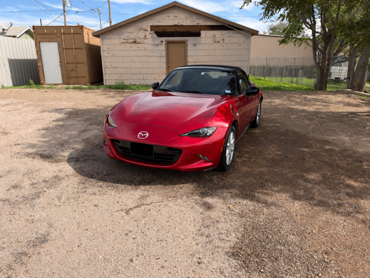 2017 Mazda MX-5 Sport — rebuilt & branded title, 30% below market
