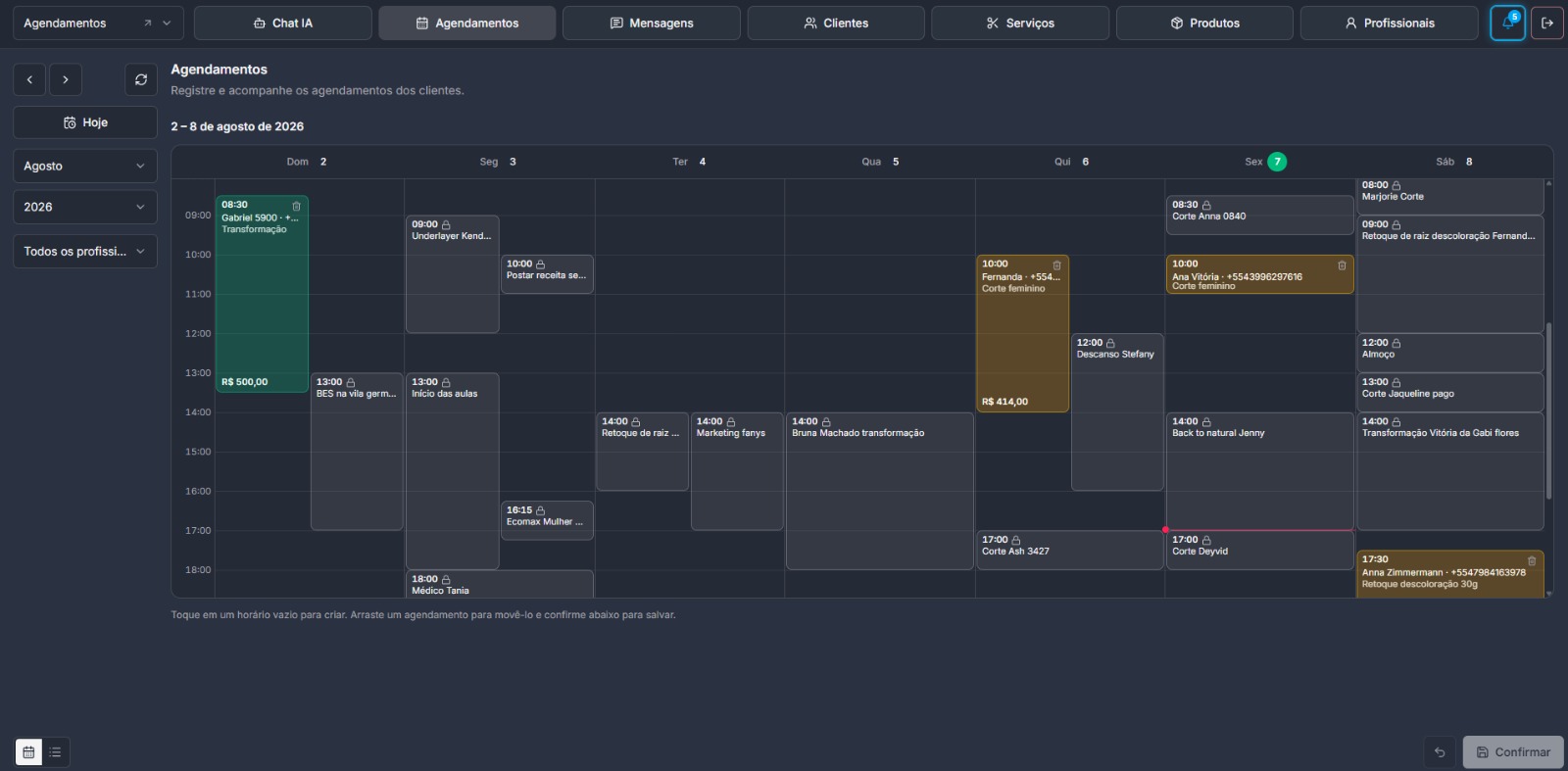 E é com uma agenda organizada que a mágica acontece