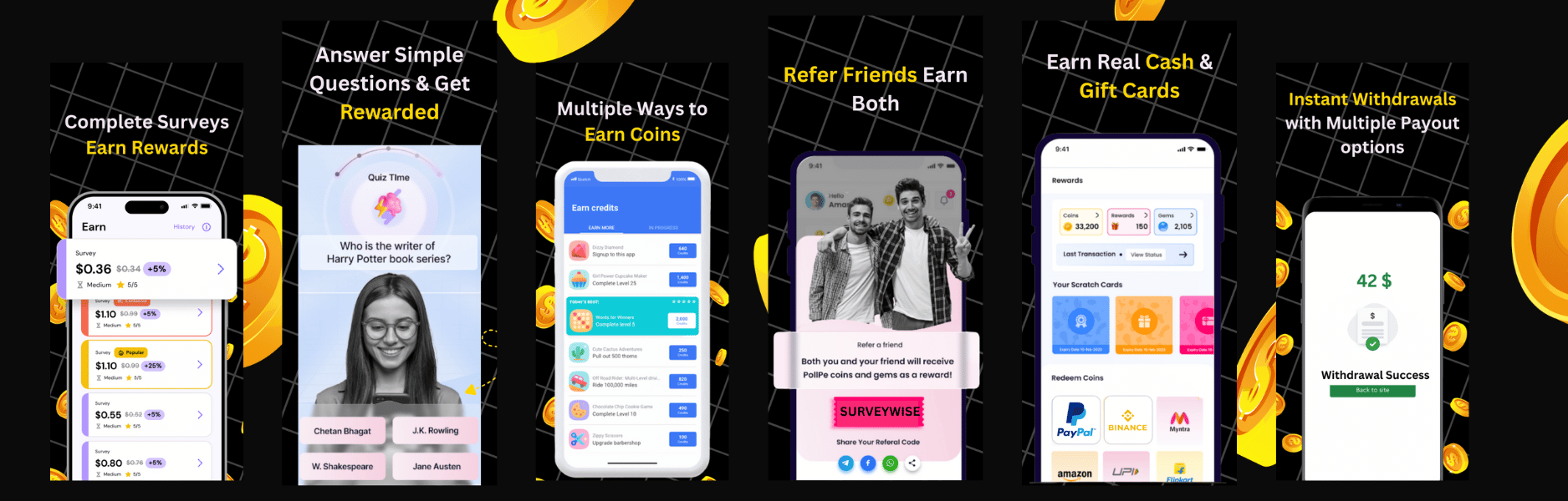 App screenshots collage