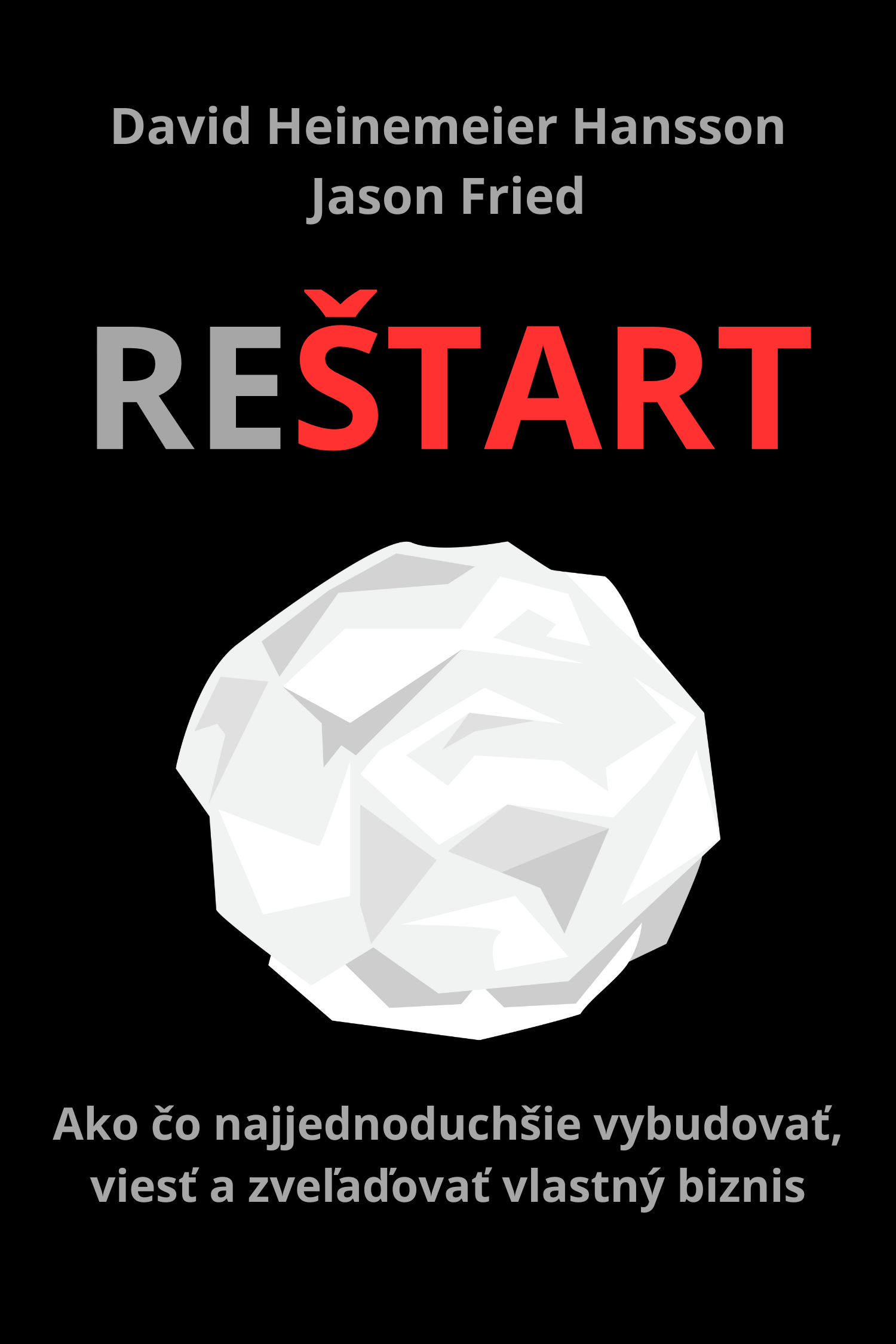 Reštart · David Heinemeier Hansson a Jason Fried
