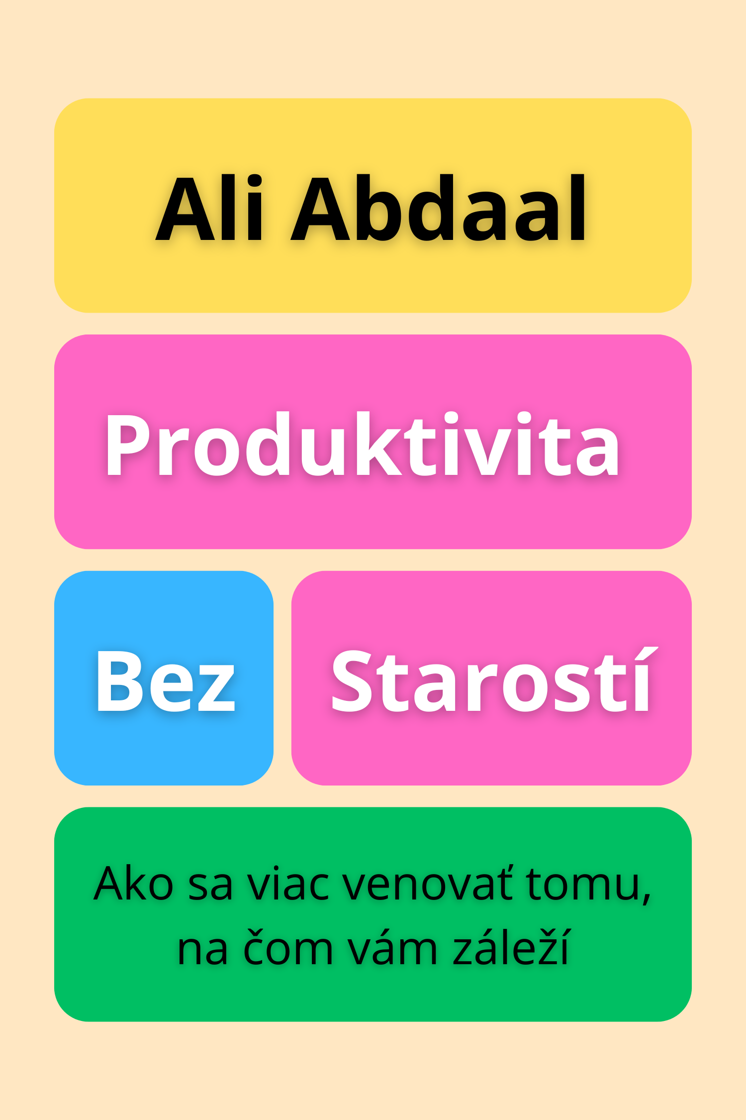 Produktivita bez starostí · Ali Abdaal
