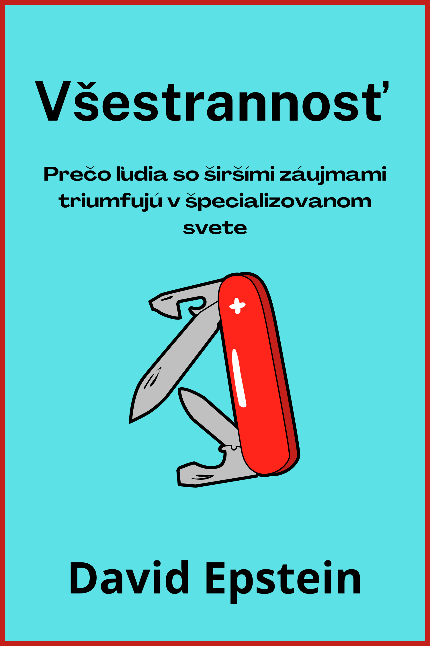 Všestrannosť · David Epstein
