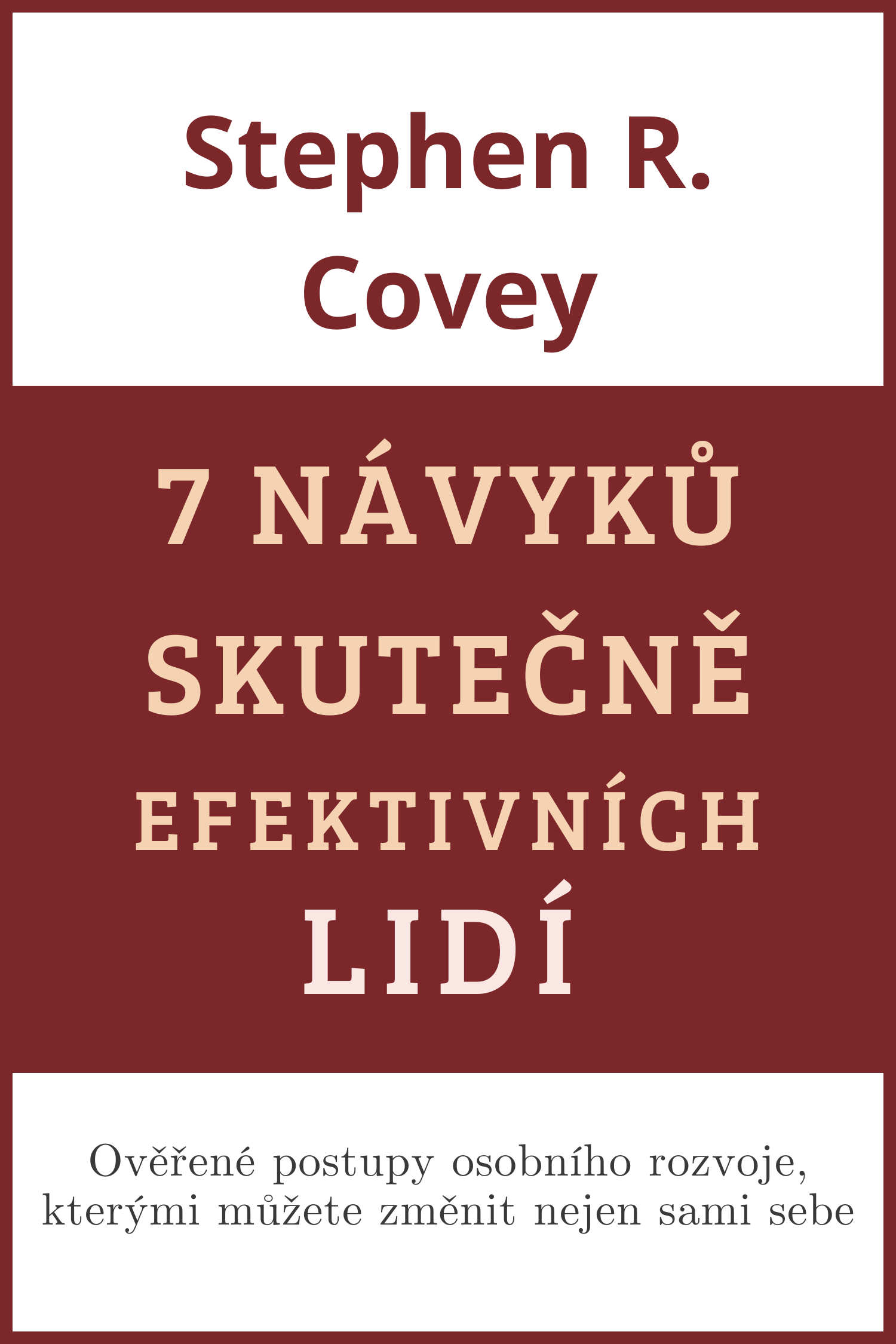 7 návyků skutečně efektivních lidí · Stephen R. Covey
