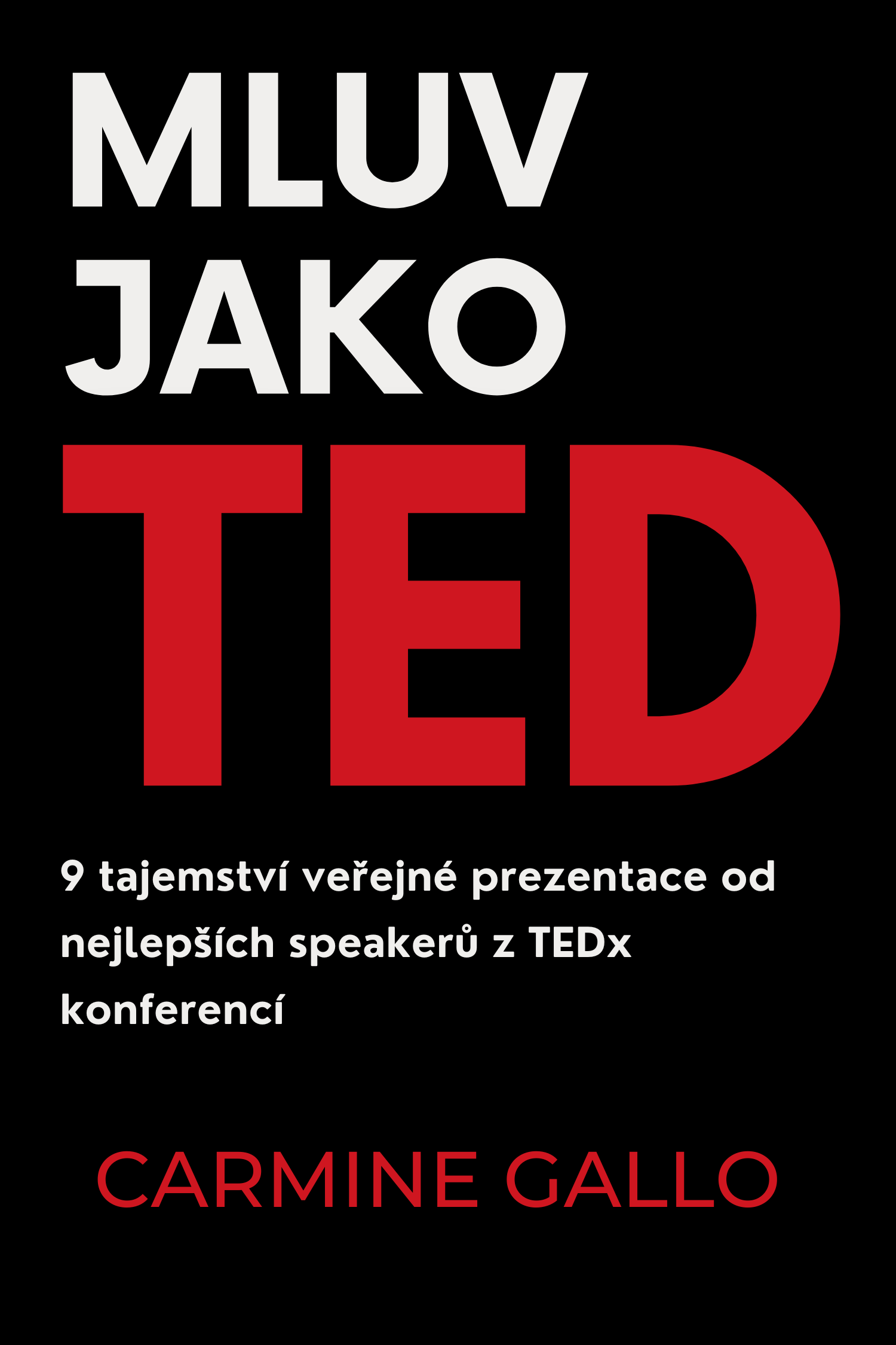 Mluv jako TED · Carmine Gallo