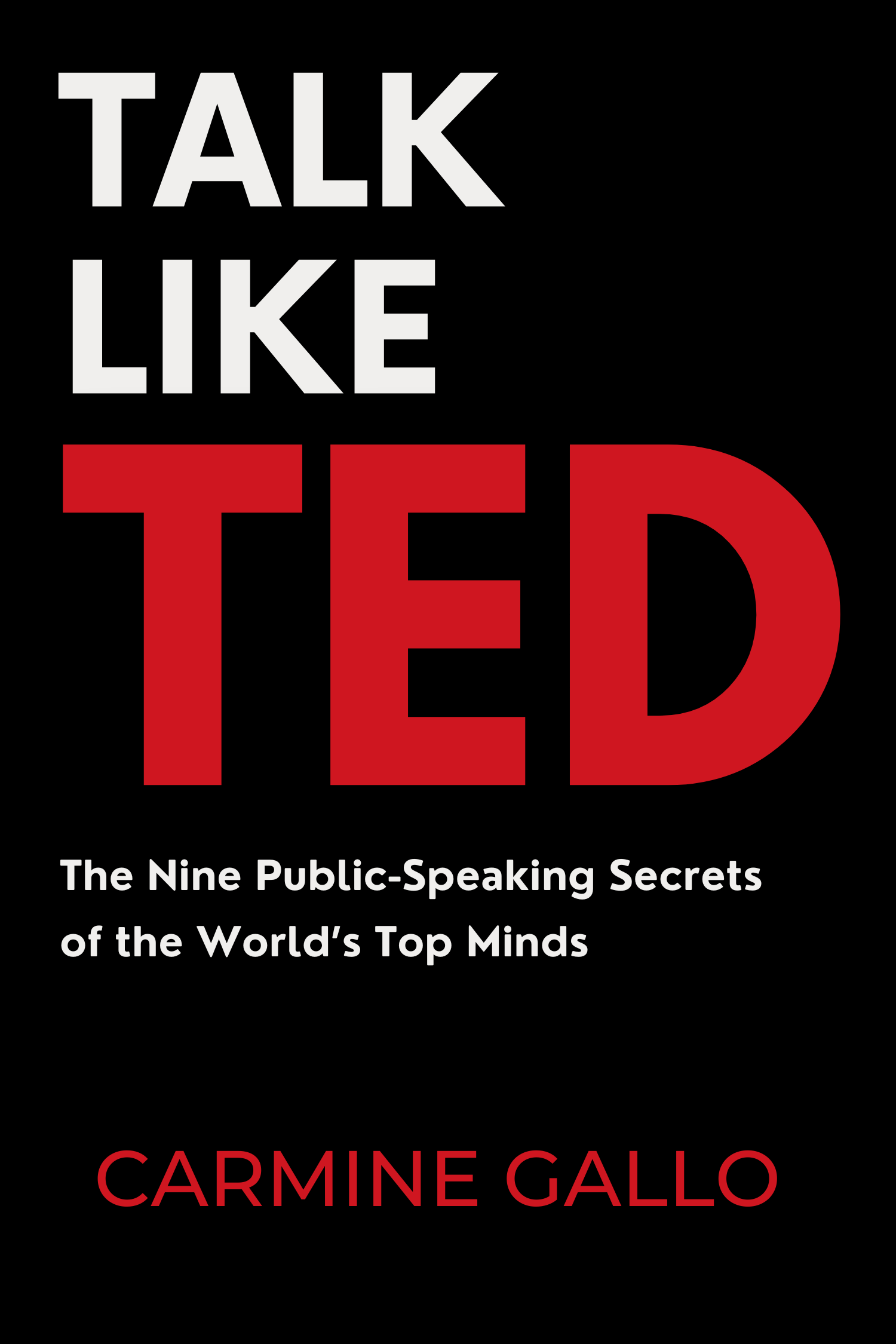 Talk Like TED · Carmine Gallo