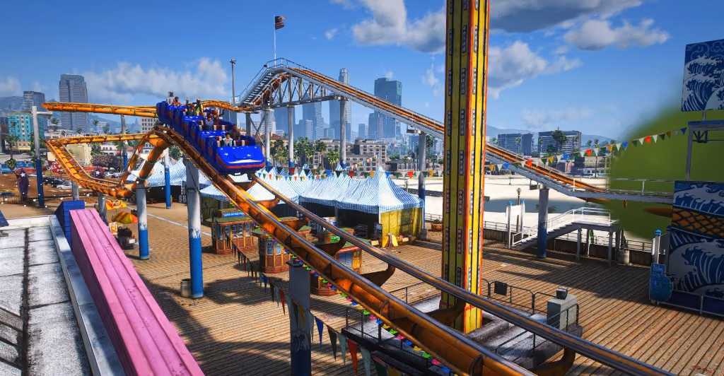 Roller Coaster at Del Perro Pier