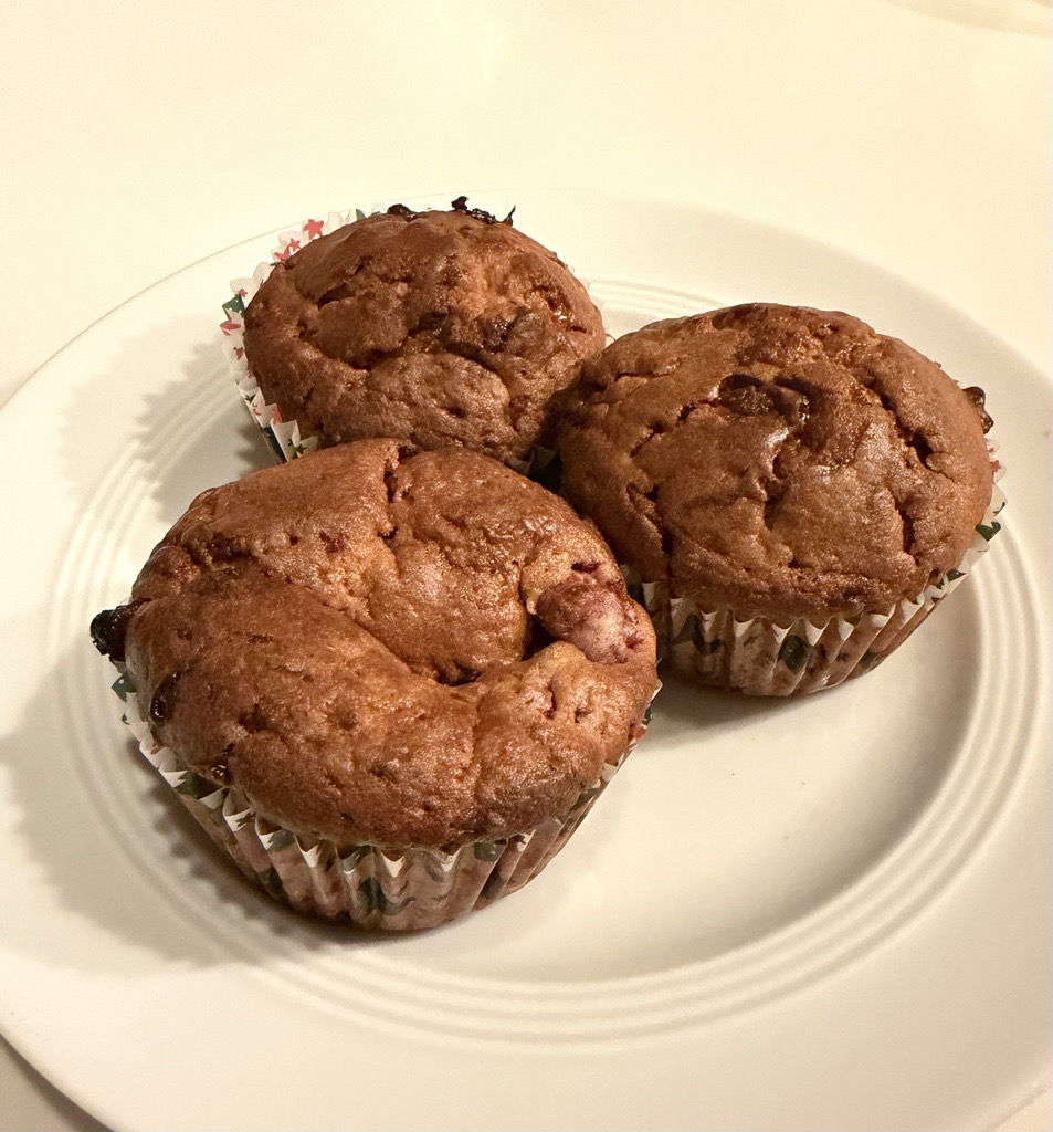 Weiße Schokolade Himbeer Muffins