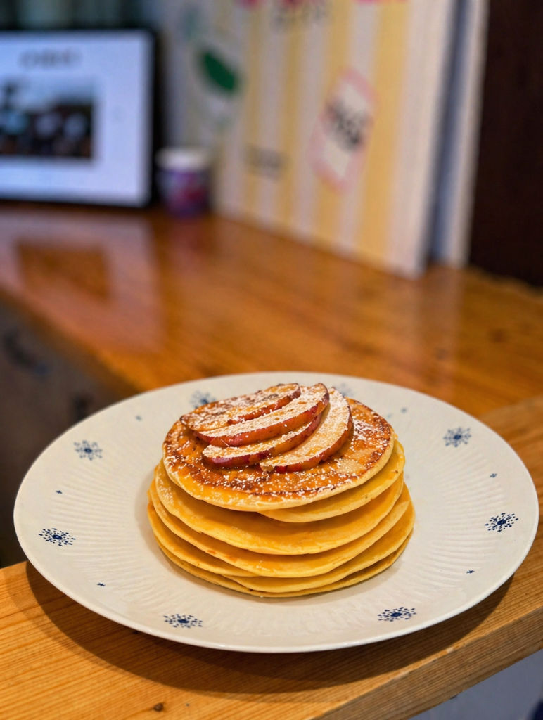 Protein Apple Pancakes 🥞🍎