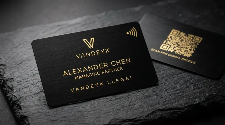 Matte black metal NFC card for contactless communication Matte black metal NFC card for contactless communication