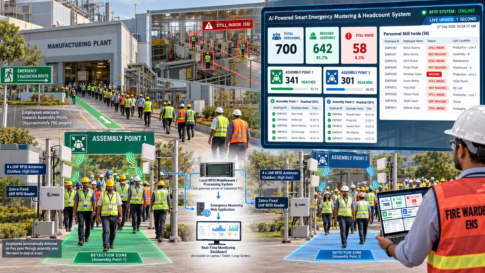 Video Demo: Smart Emergency Mustering & RFID Headcount