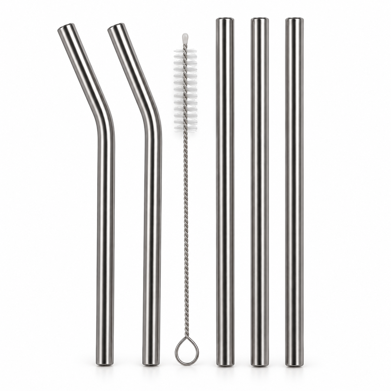 Steel Straw - 2 pairs 