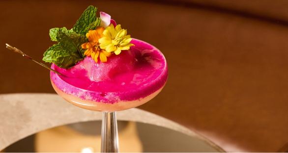 A cocktail at Rhodes Bangkok 