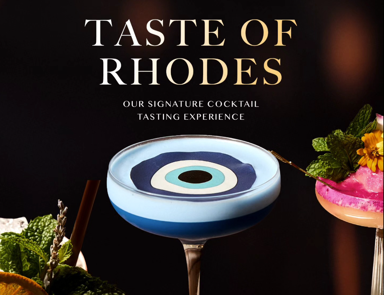 The Best Greek Cocktails at Rhodes Bangkok
