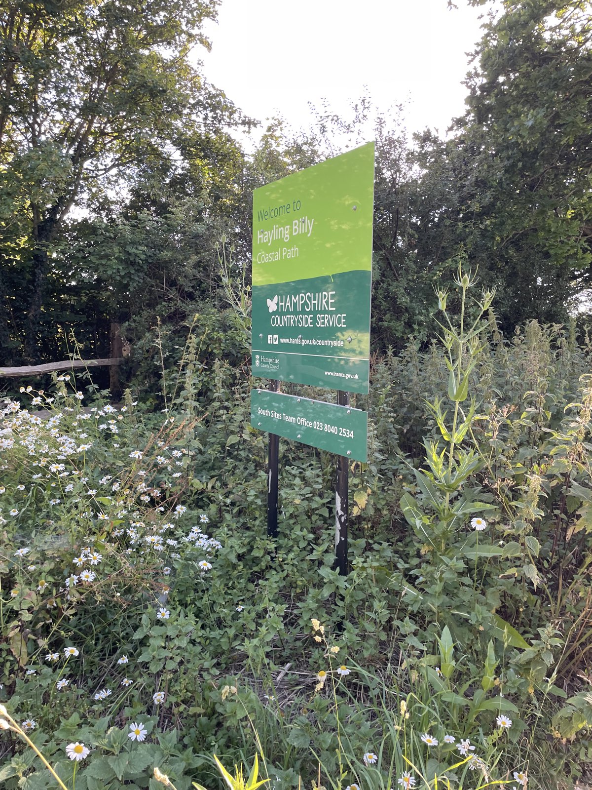 King Charles the 3rd hayling island coastle path trail photo 1