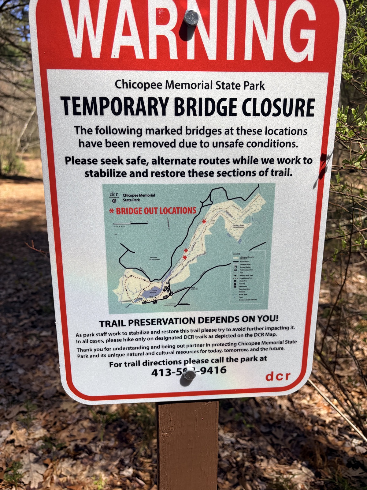 White blazes trail photo 1