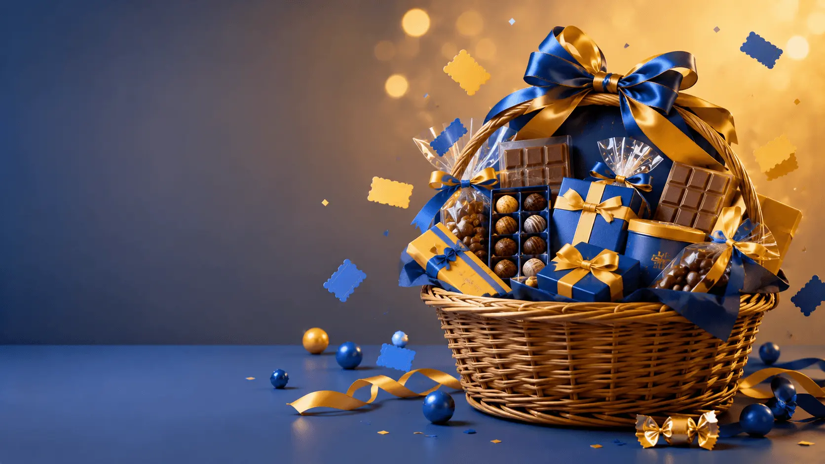 Cesta de chocolate para rifa: Ideias para vender mais números