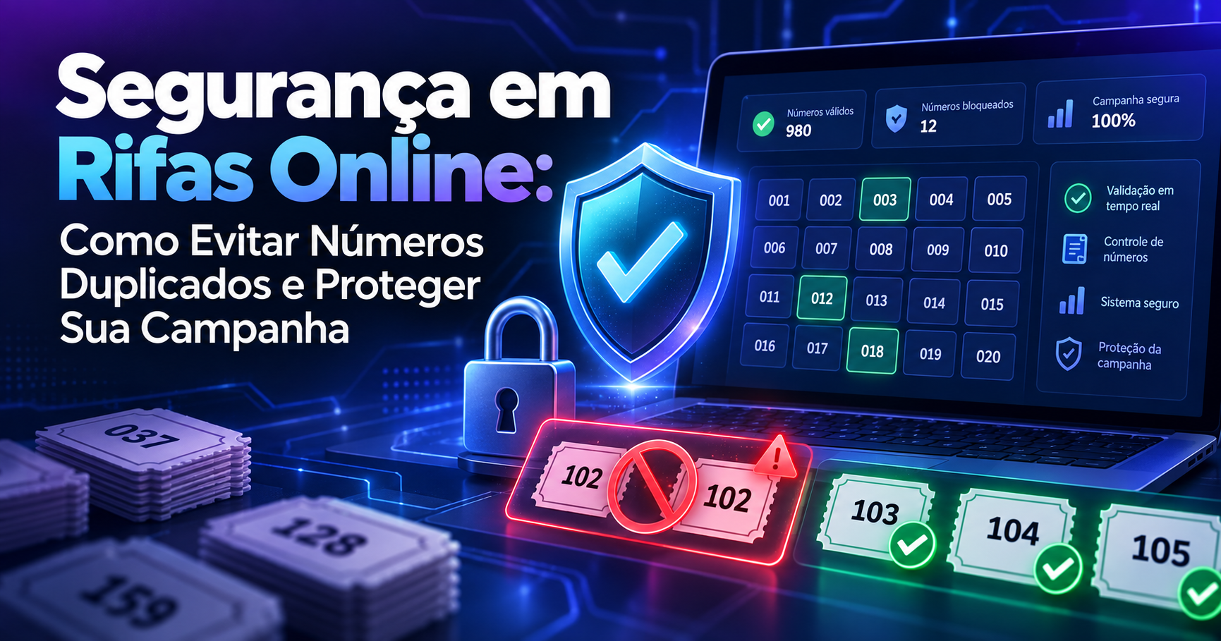 Segurança em Rifas Online: Como Evitar Números Duplicados e Proteger Sua Campanha