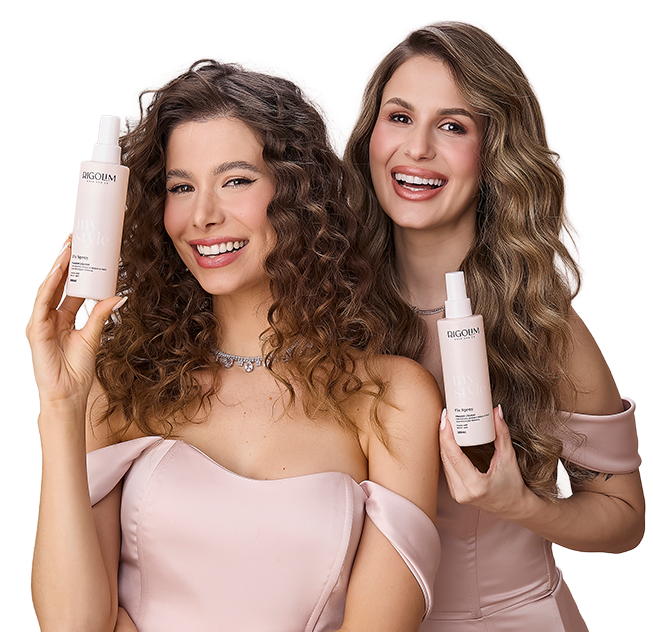 Modelos segurando Perfect Cream Rigolim