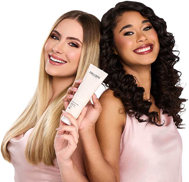 Modelos segurando Perfect Cream Rigolim