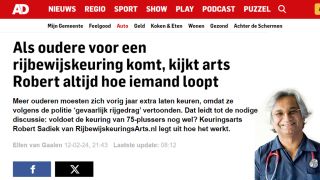 Robert Sadiek Algemeen Dagblad Interview