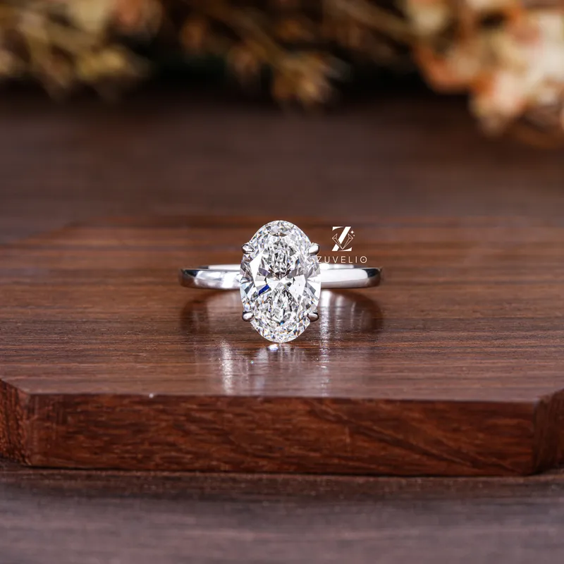 oval cut engagement ring