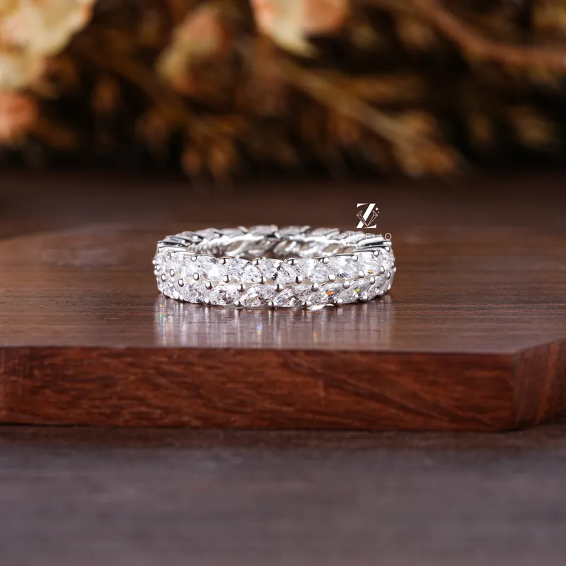 engagement ring in platinum