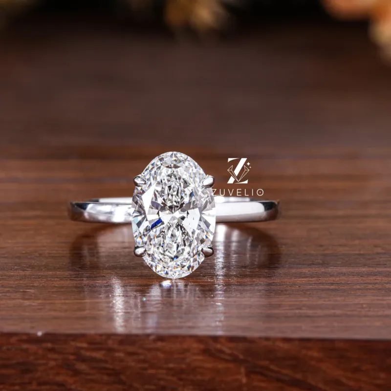 oval cut engagement ring