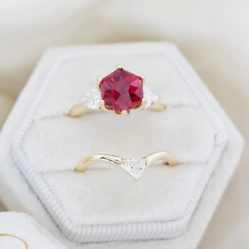 ruby engagement ring