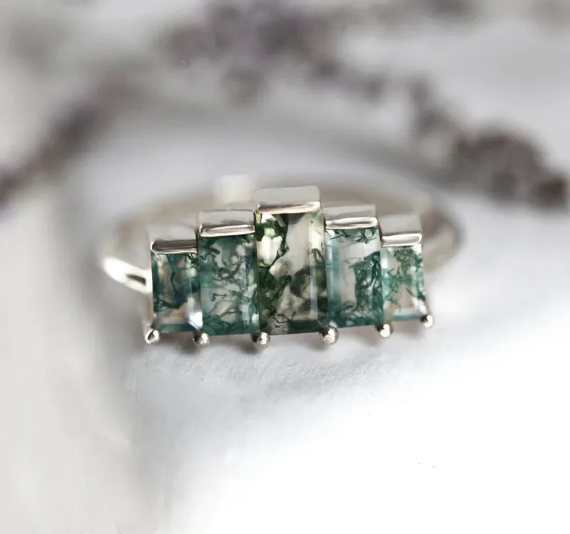 Agatha Baguette Ring view 10
