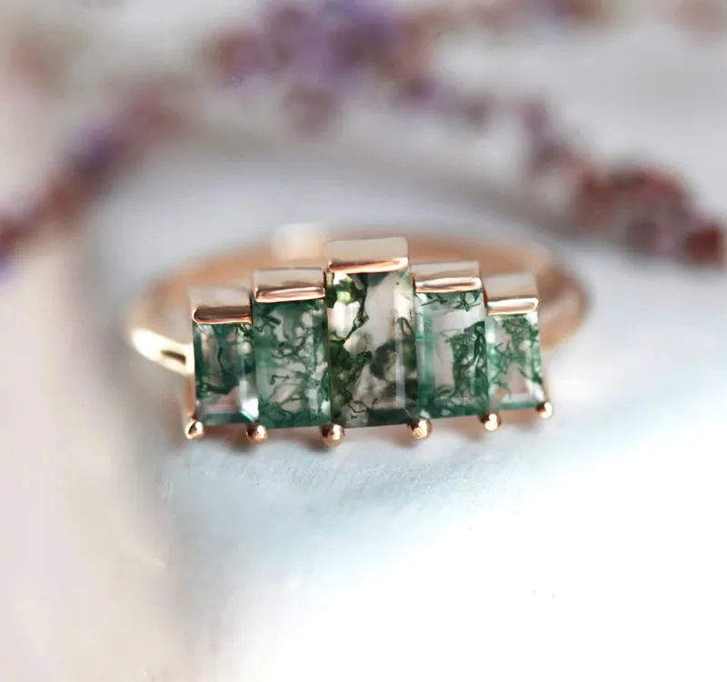 Agatha Baguette Ring view 11
