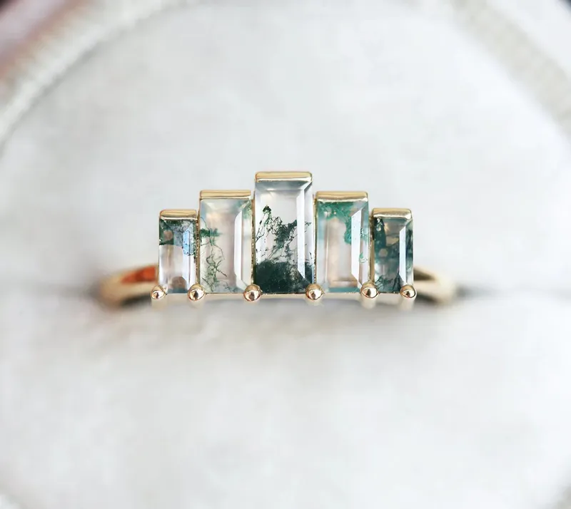 Agatha Baguette Ring view 2