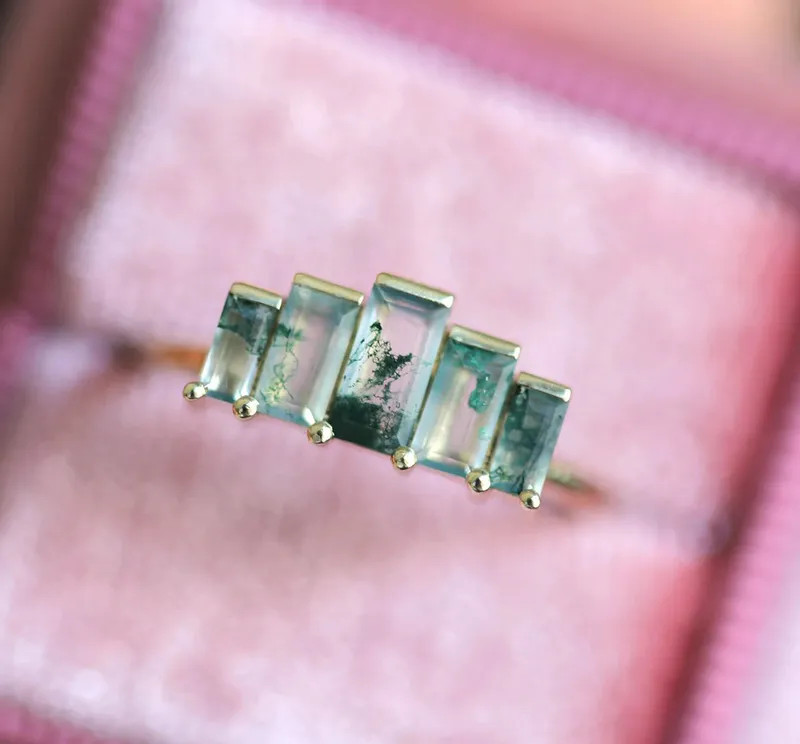 Agatha Baguette Ring view 5