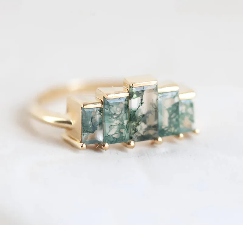 Agatha Baguette Ring view 7