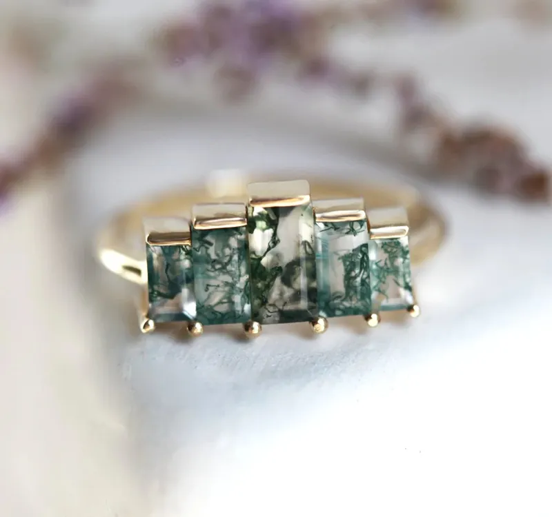 Agatha Baguette Ring view 8
