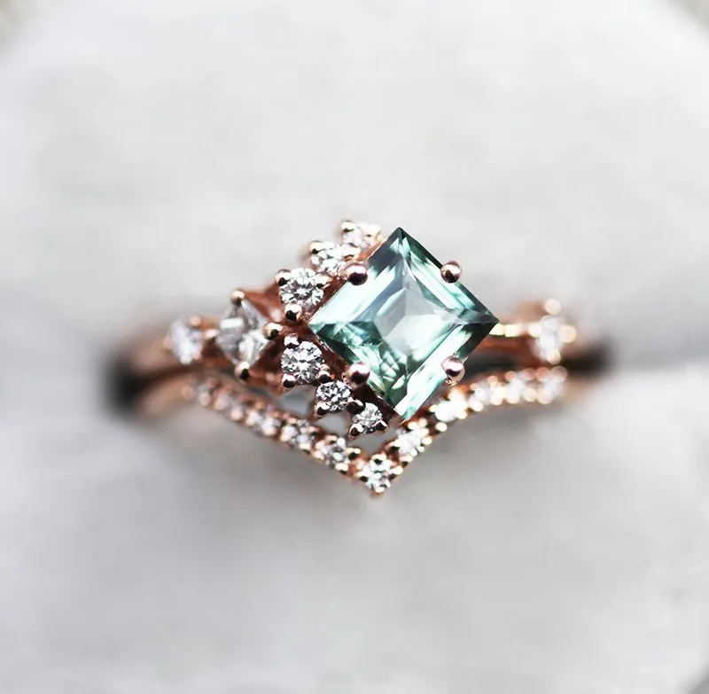 AIMEE SAPPHIRE DIAMOND RING vy 3