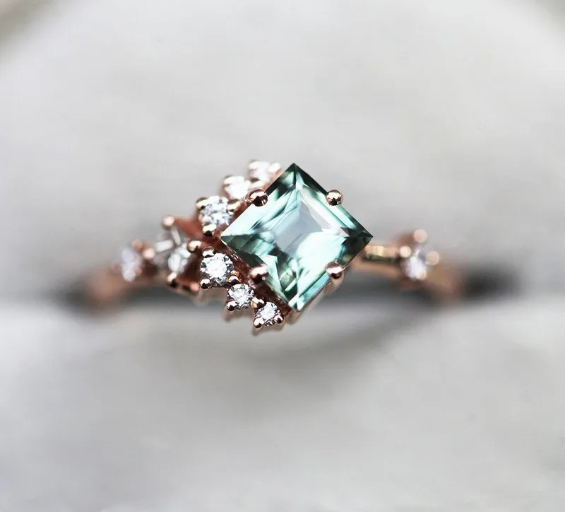 AIMEE SAPPHIRE DIAMOND RING vy 5