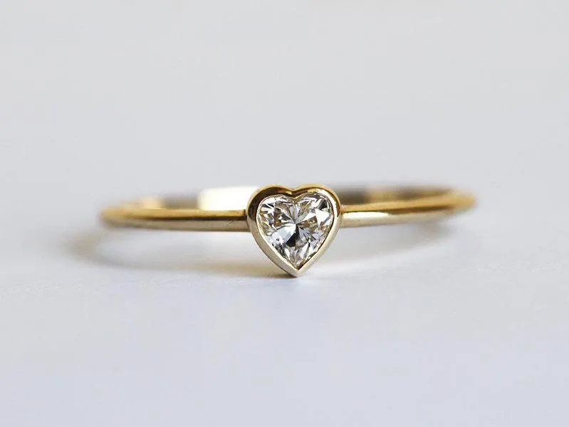 Alessia Heart Diamond Ring diamond engagement ring